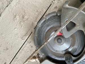 Diamond Blade Poor mans wet saw
