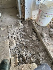 Concrete smash removal 