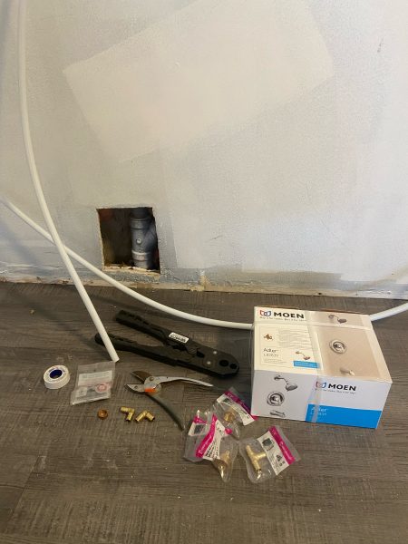 How to install a shower valve tools