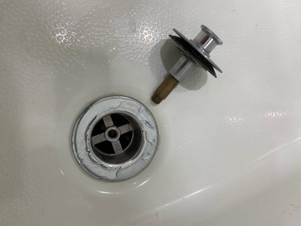 Remove tub drain