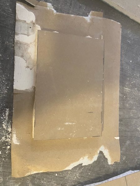 tear off drywall from it 