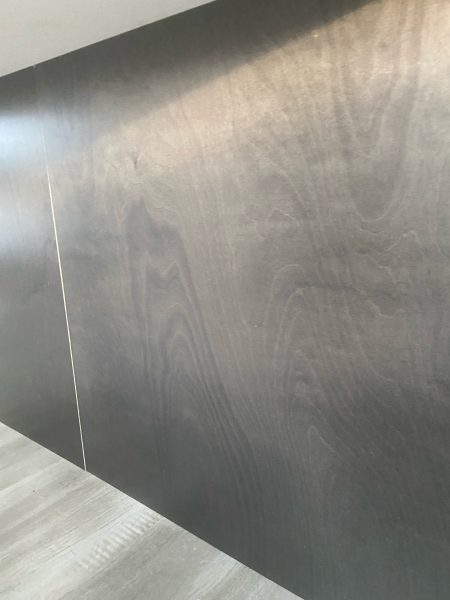 Back panel grain direction
